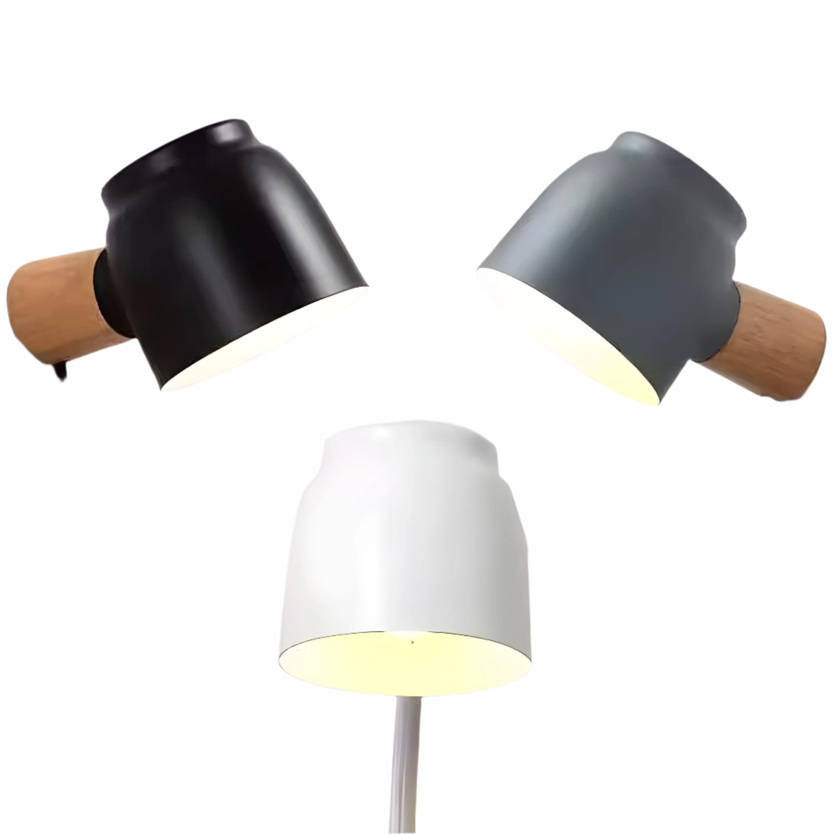 Nowoczesna Lampa Ścienna Oona w Trzech Kolorach - Kinkiet Ścienny z Możliwością Podłączenia do Gniazdka