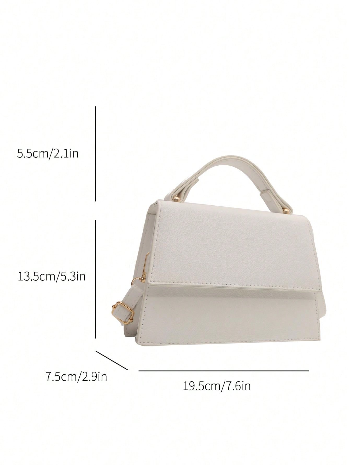 Mini torebka crossbody biała – detal paska