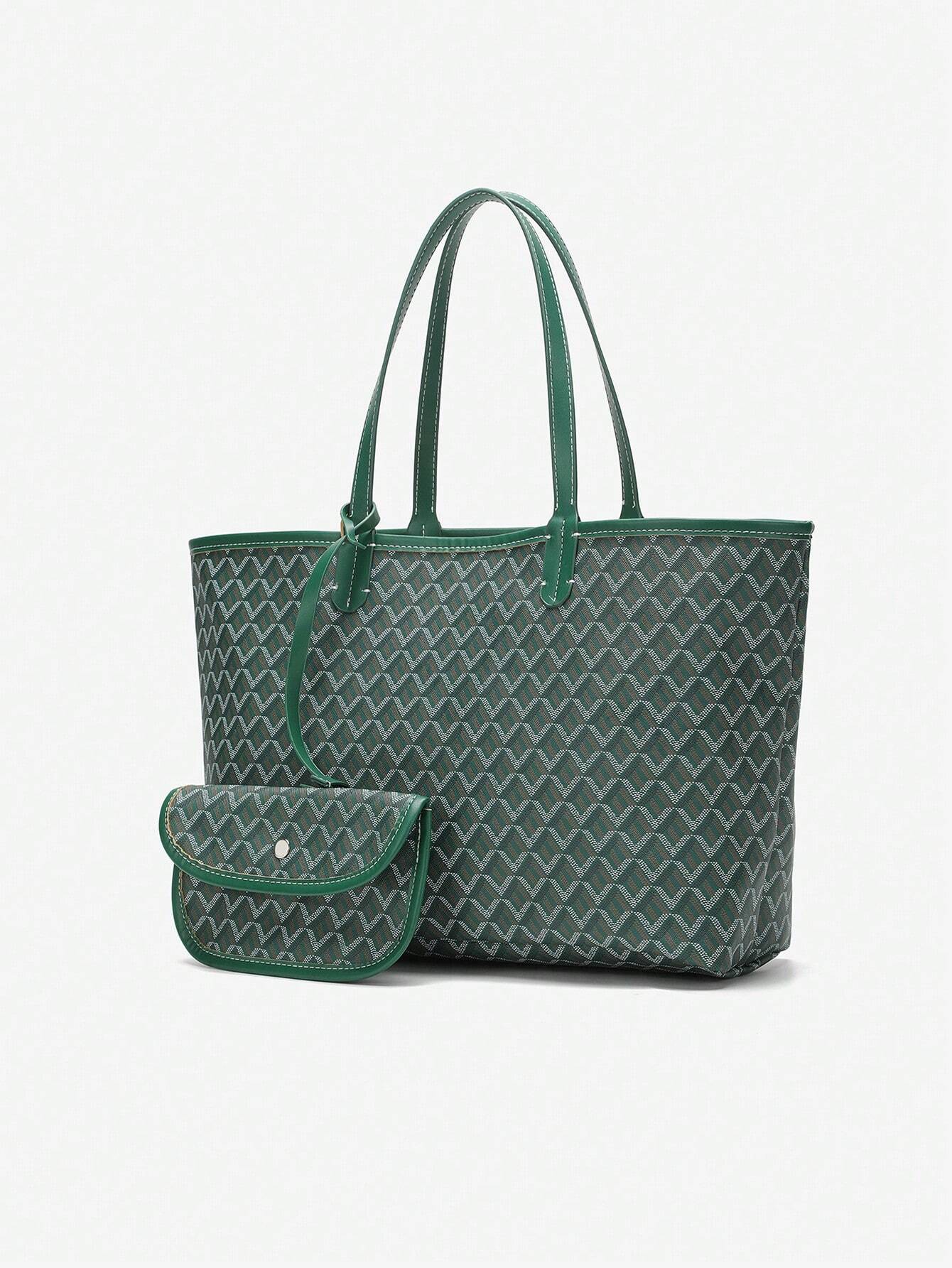 Duża torba shopper damska z PVC w kolorze różowym
