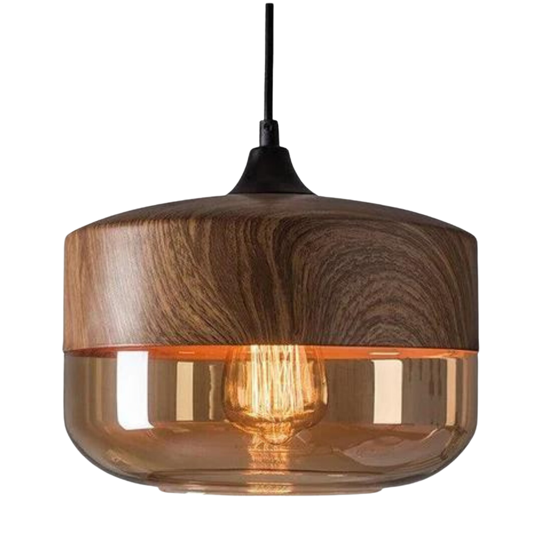 Lampa wisząca sufitowa w stylu skandynawskim – widok ogólny