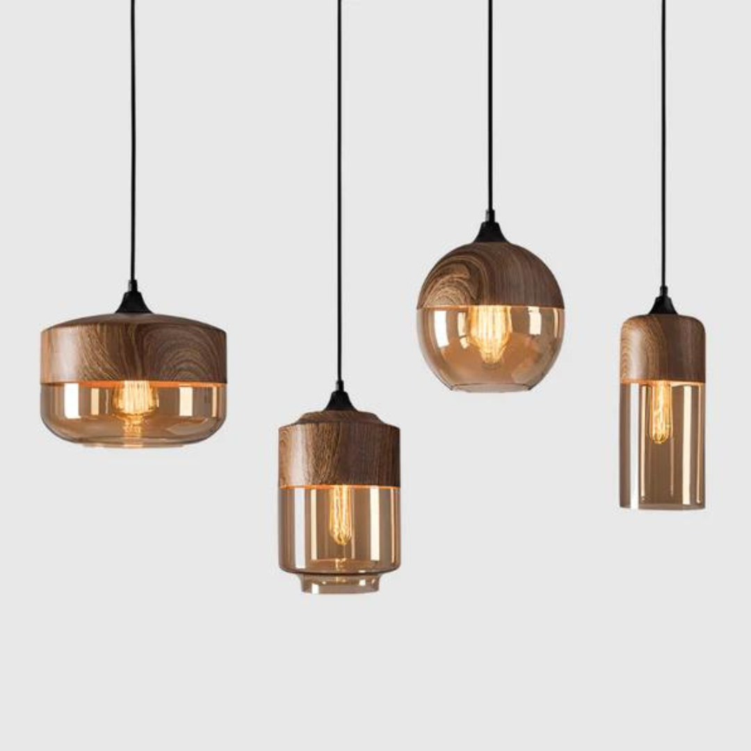 Lampa wisząca typ B – wymiary 12,7 x 31,5 cm