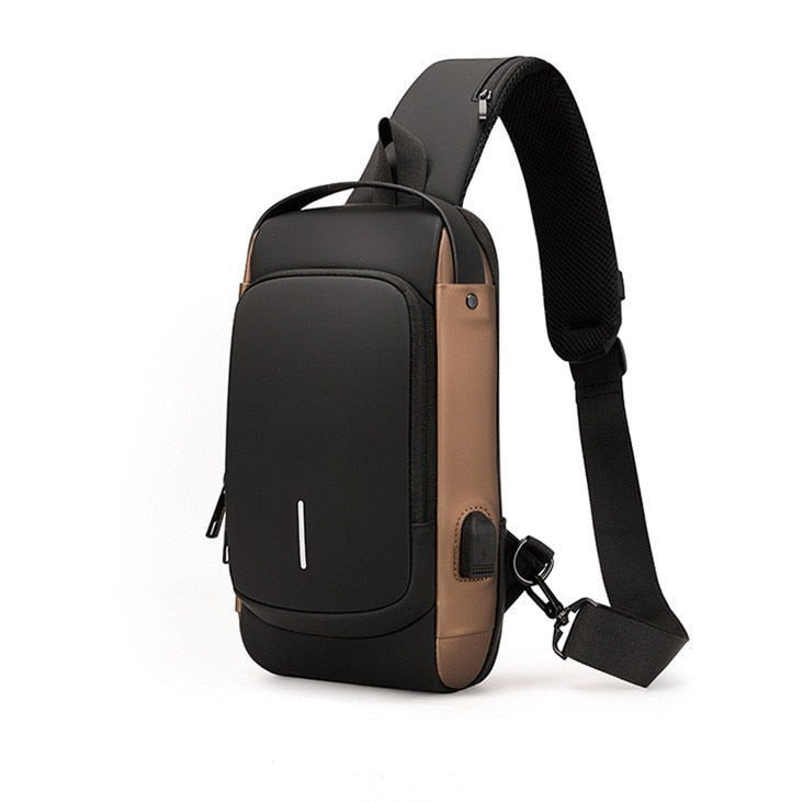Torba na ramię unisex – widok z boku
