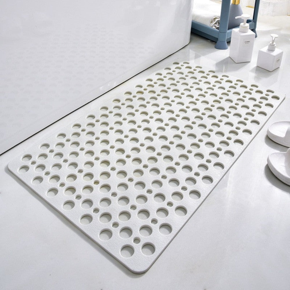 Antypoślizgowa Mata Prysznicowa 60x40 cm z Antybakteryjnym PVC – Bezpieczna i Trwała, Przezroczysta 9