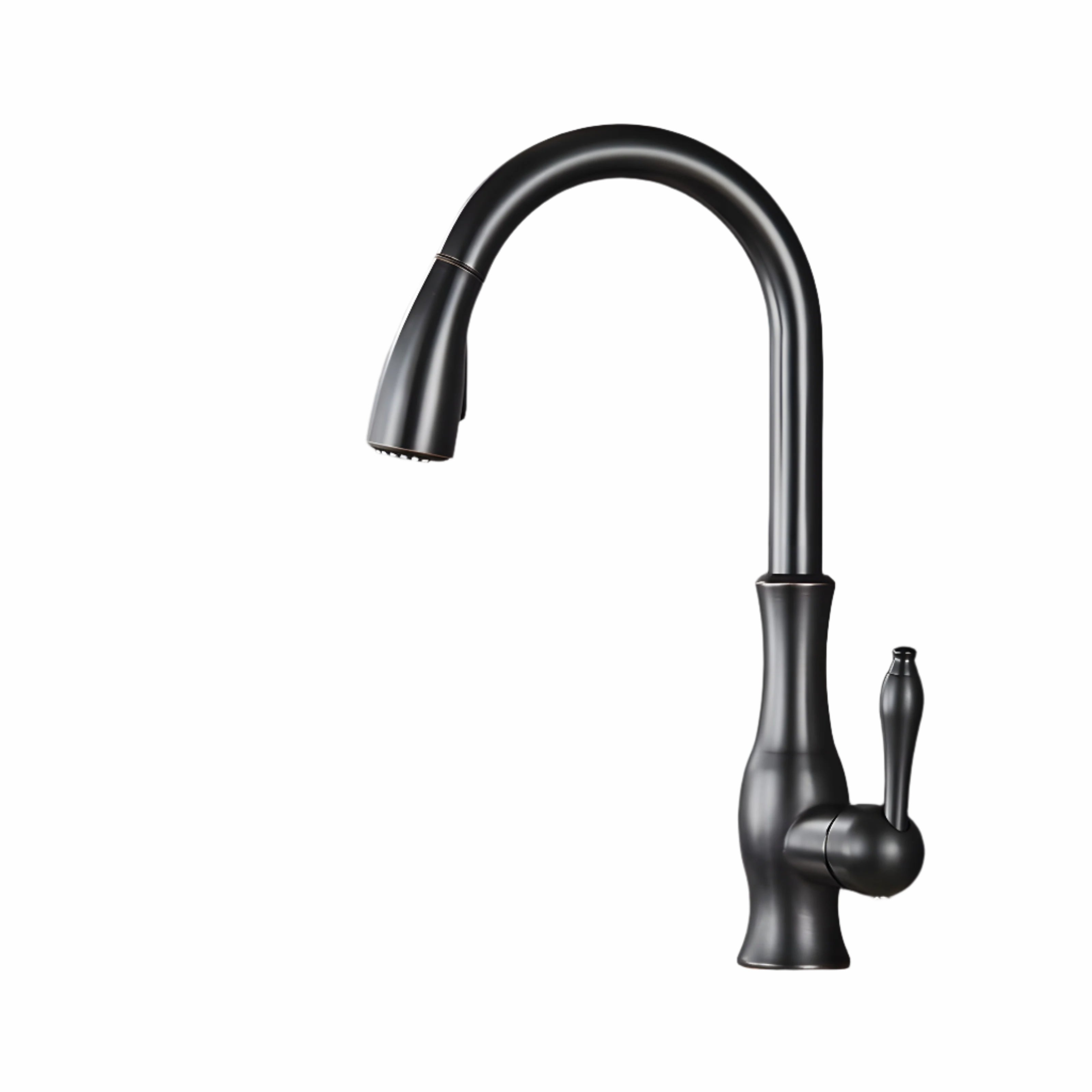 Bateria kuchenna z wyciąganą wylewką – Mosiężny kran kuchenny 360° obrotowy, idealny do nowoczesnych kuchni