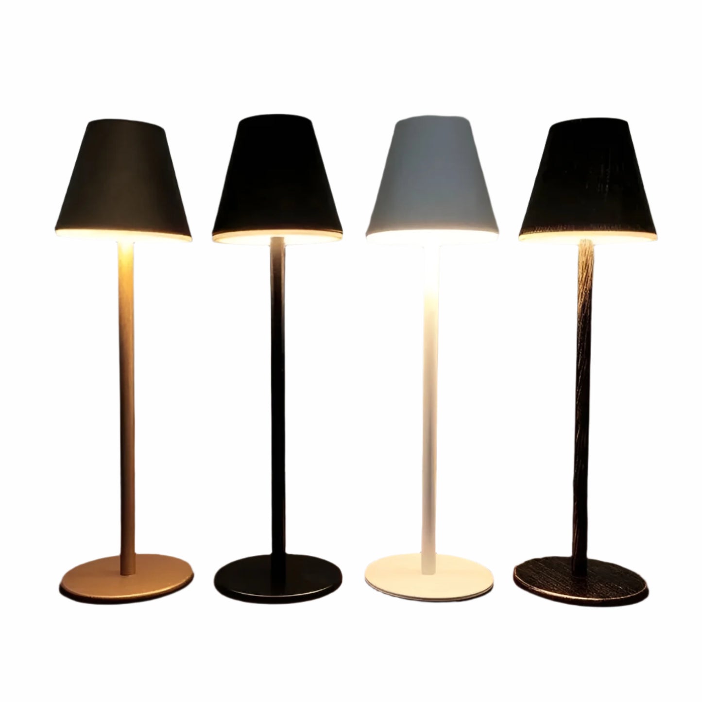 Bezprzewodowa lampa LED z aluminium – Elegancki design, 28 godzin świecenia, idealna do wnętrz i na zewnątrz