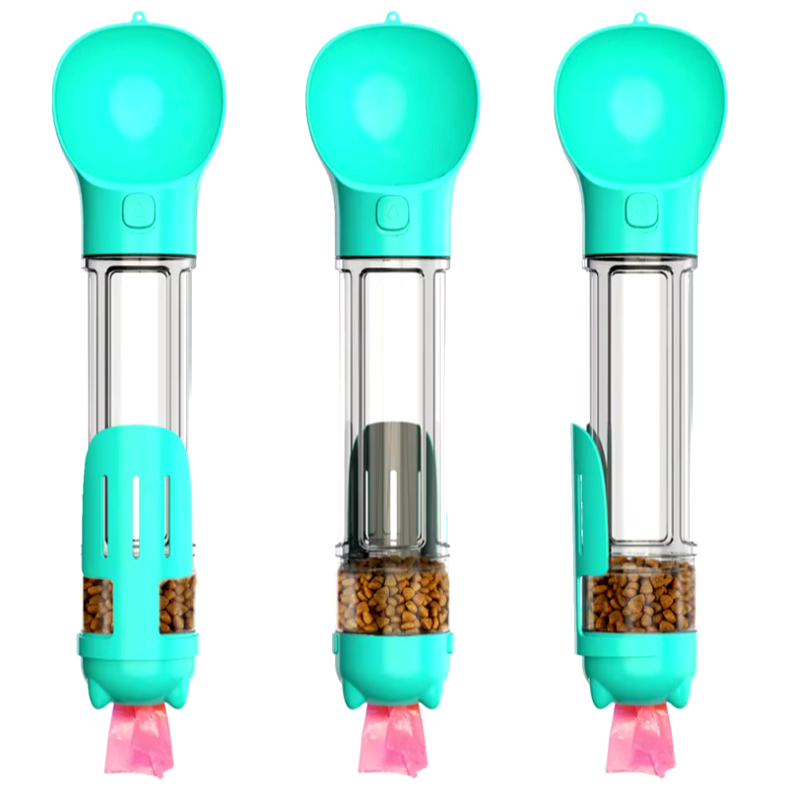 Butelka na Wodę dla Psa 500 ml z Podajnikiem Karmy – Przenośna Butelka dla Psa, Idealna na Spacery i Podróże 1