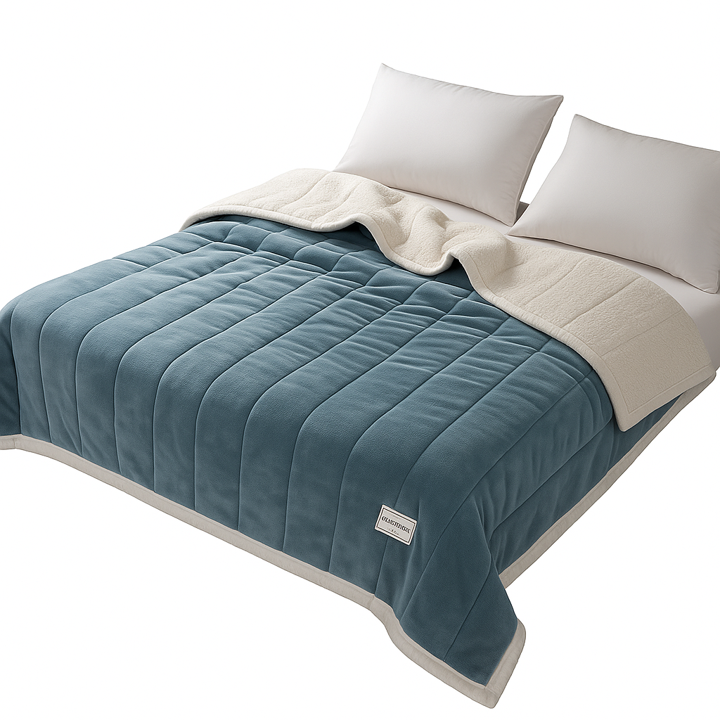 Ciepły Koc Sherpa Fleece, Supermiękki i Wszechstronny, Idealny do Relaksu, 120x200 cm, 150x200 cm, 180x200 cm