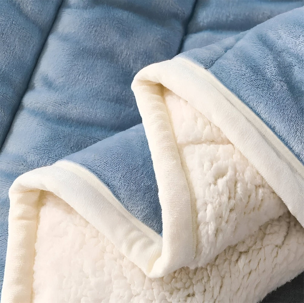 Ciepły Koc Sherpa Fleece, Supermiękki i Wszechstronny, Idealny do Relaksu, 120x200 cm, 150x200 cm, 180x200 cm 4