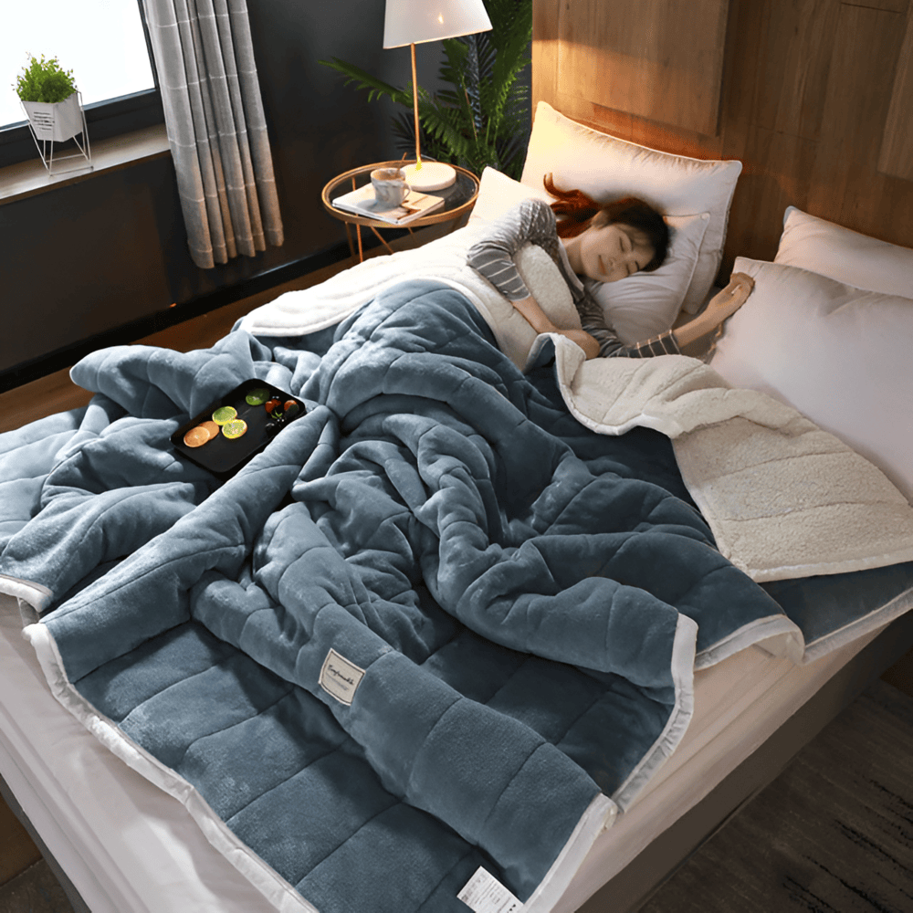 Ciepły Koc Sherpa Fleece, Supermiękki i Wszechstronny, Idealny do Relaksu, 120x200 cm, 150x200 cm, 180x200 cm 8