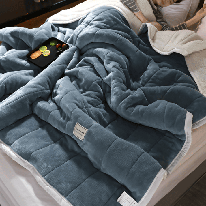 Ciepły Koc Sherpa Fleece, Supermiękki i Wszechstronny, Idealny do Relaksu, 120x200 cm, 150x200 cm, 180x200 cm