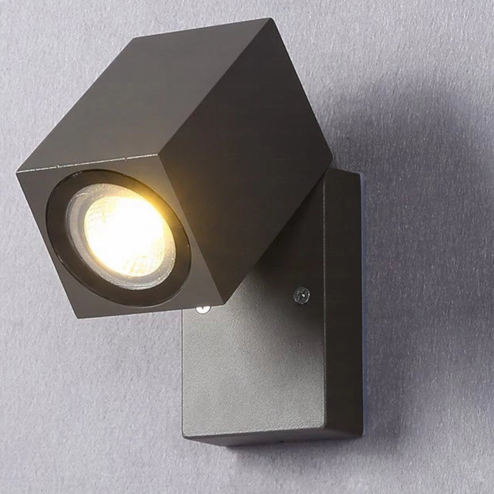 Czarny Kinkiet Ścienny LED Luna Arc – Nowoczesna Lampa Zewnętrzna, Wodoodporna, Energooszczędna 0