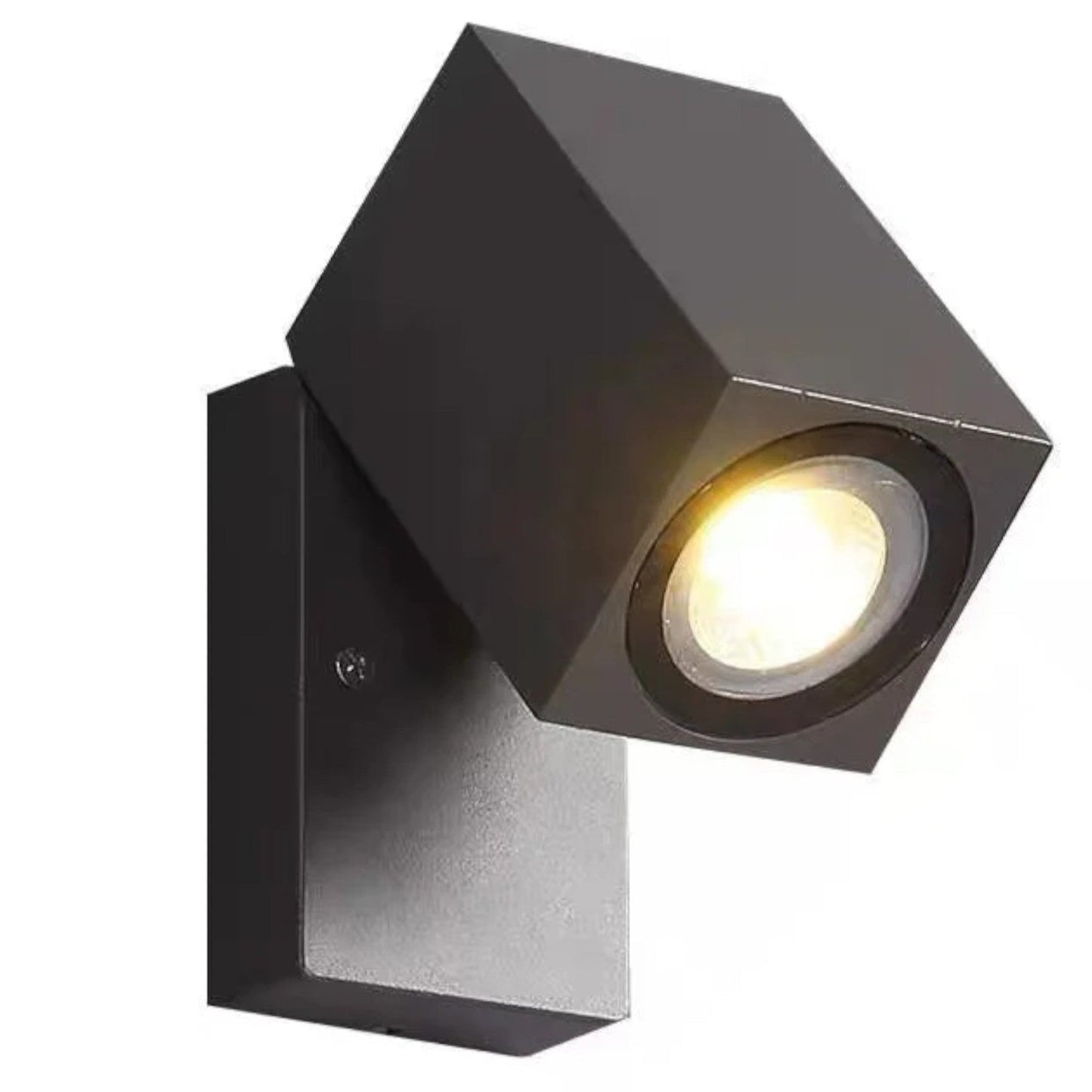 Czarny Kinkiet Ścienny LED Luna Arc – Nowoczesna Lampa Zewnętrzna, Wodoodporna, Energooszczędna 4