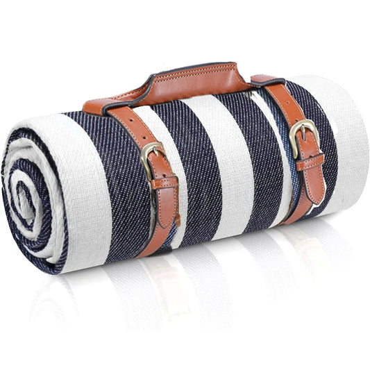 Duży Koc Piknikowy z Wodoodpornym Spodem dla 8 Osób – Idealny na Plażę i do Parku 1