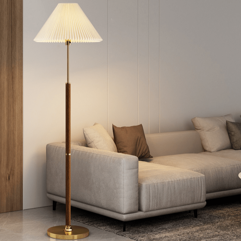 Elegancka Lampa Podłogowa z Papieru Ryżowego, Nowoczesny Design do Czytania, Ciepłe Światło, Biała i Brązowa, Wysokość 158cm 3