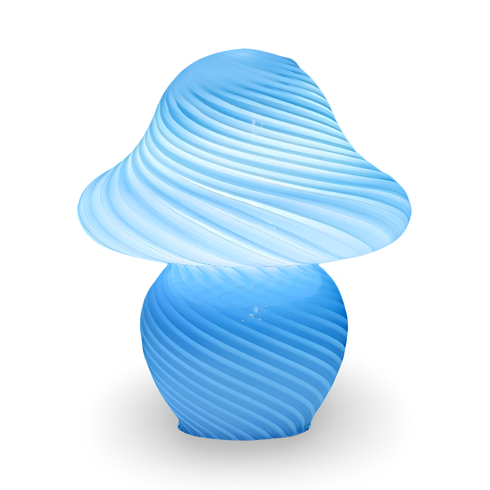 Elegancka Lampa Stołowa Szklana LED w Kształcie Grzybka – Ciepłe i Neutralne Światło do Salonów i Biur 11