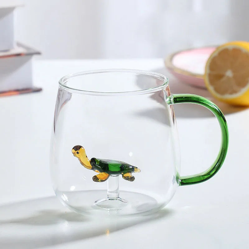 Elegancki Kubek Szklany z Uchwytem, 350ml – Szkło Borokrzemowe, Idealny do Kawy i Herbaty 9