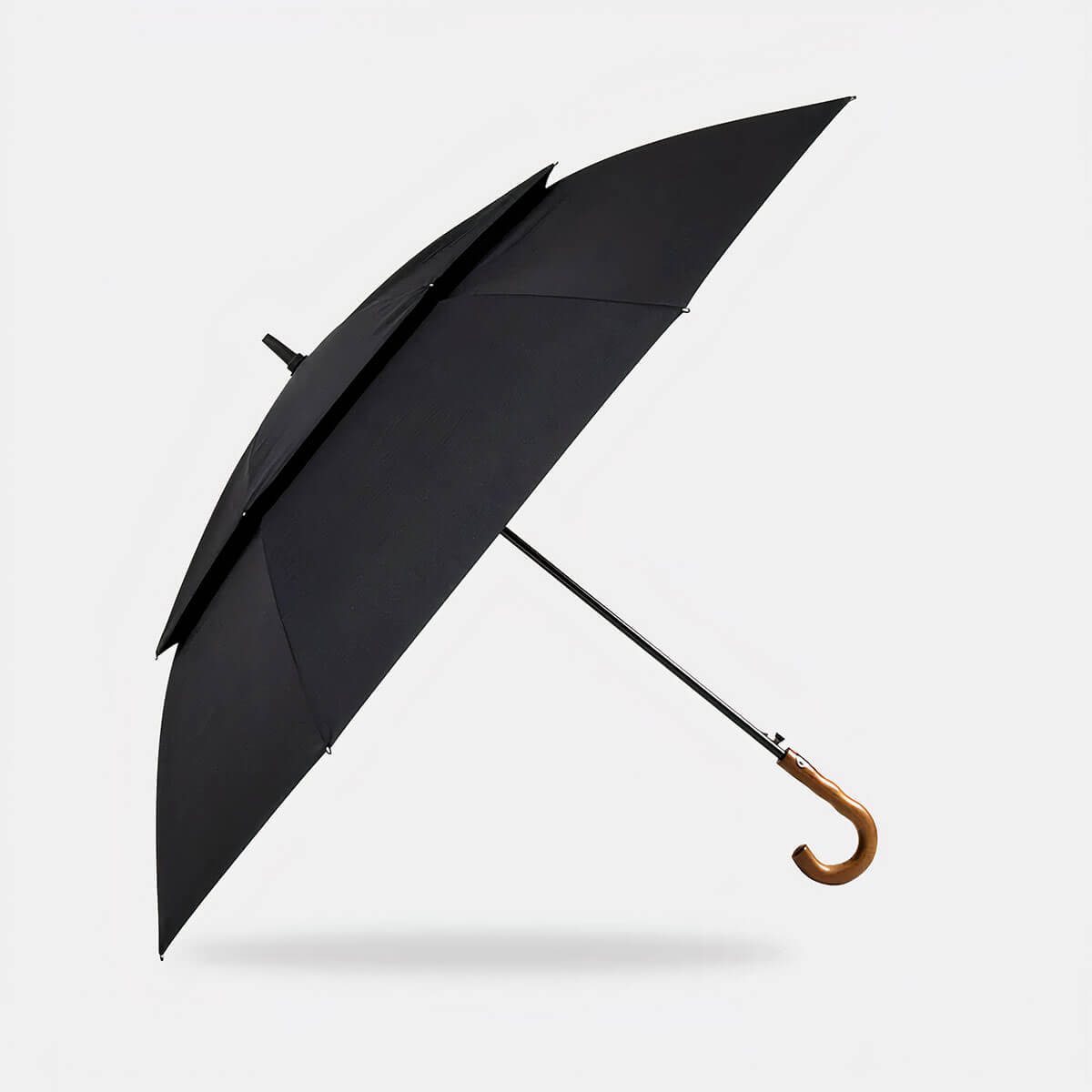 Duży parasol automatyczny wiatroodporny 130 cm