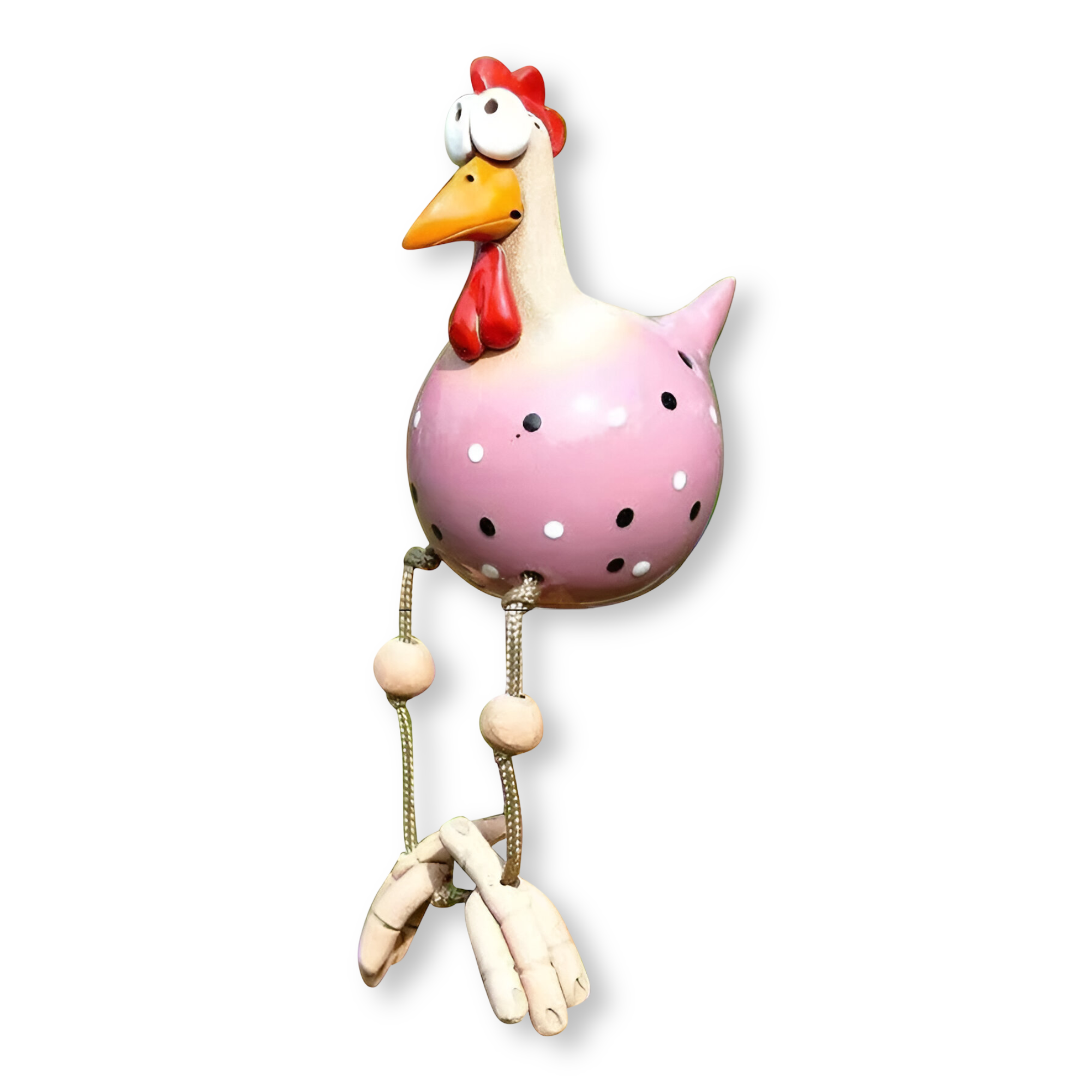 Figurka kurczaka Cluckoo, odporna na warunki atmosferyczne – zabawny wzór do dekoracji ogrodu i patio 10