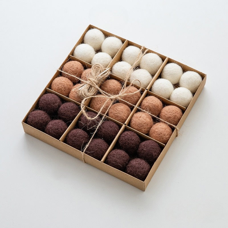 Filcowe Płatki Śniegu DIY – Ozdoby Świąteczne do Choinki i Wnętrz, Zimowe Dekoracje 3 cm 1