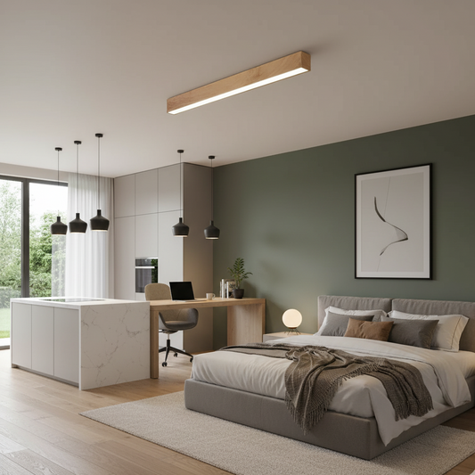 Lampa Sufitowa LED Minimalistyczna 60/100/120 cm – Eleganckie Oświetlenie do Salonu i Sypialni