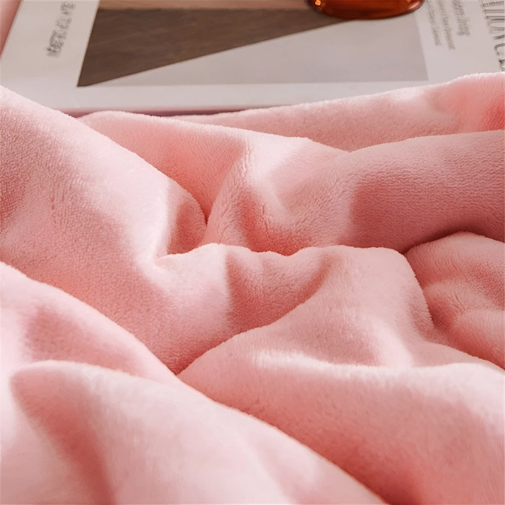 Gruby Koc Fleece 100x150 cm – Ciepły i Miękki Koc Idealny na Zimowe Wieczory, Wysoka Jakość, Łatwe Czyszczenie 1