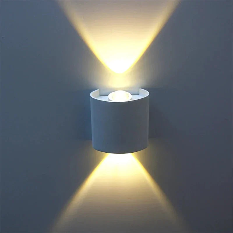 Wodoszczelna lampa zewnętrzna LED aluminiowa – widok ogólny