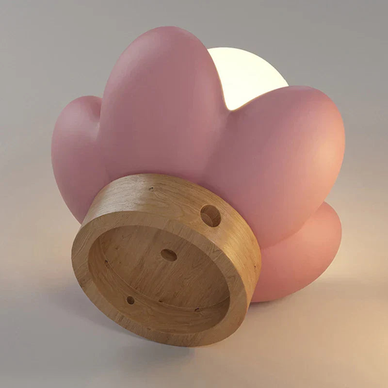 Kinkiet Ścienny Kremowy z Kwiatowym Designem – Eleganckie Oświetlenie do Sypialni i Salonu, Miękkie Światło LED 3