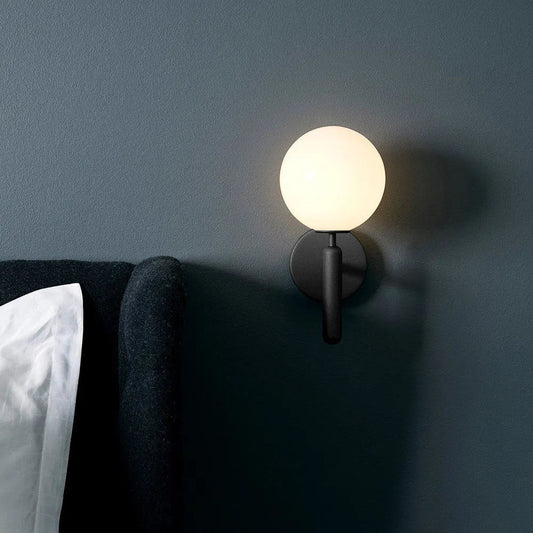 Kinkiet ścienny z metalu czarny – Elegancki kinkiet do sypialni i przedpokoju, nowoczesny design w czarno-złotym kolorze 1