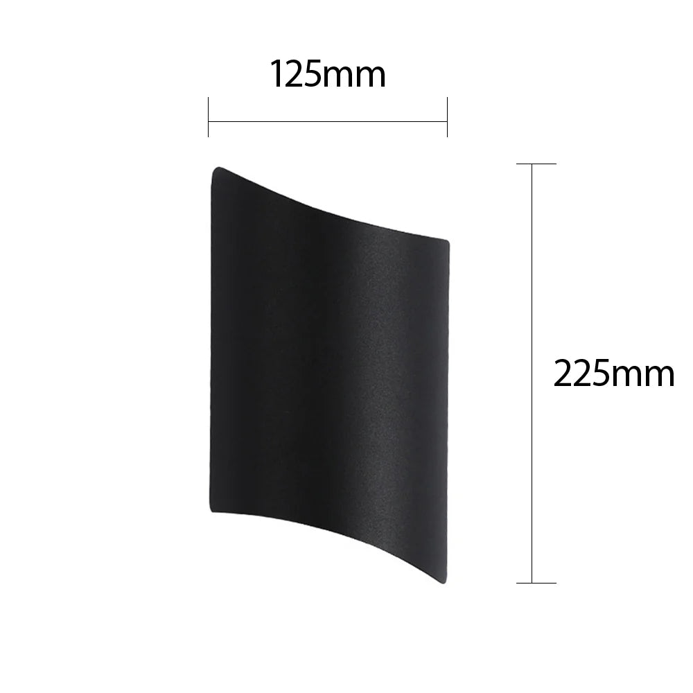 Kinkiet zewnętrzny z aluminium – Wodoodporne, energooszczędne oświetlenie LED do ogrodu i patio | Nowoczesny design 8