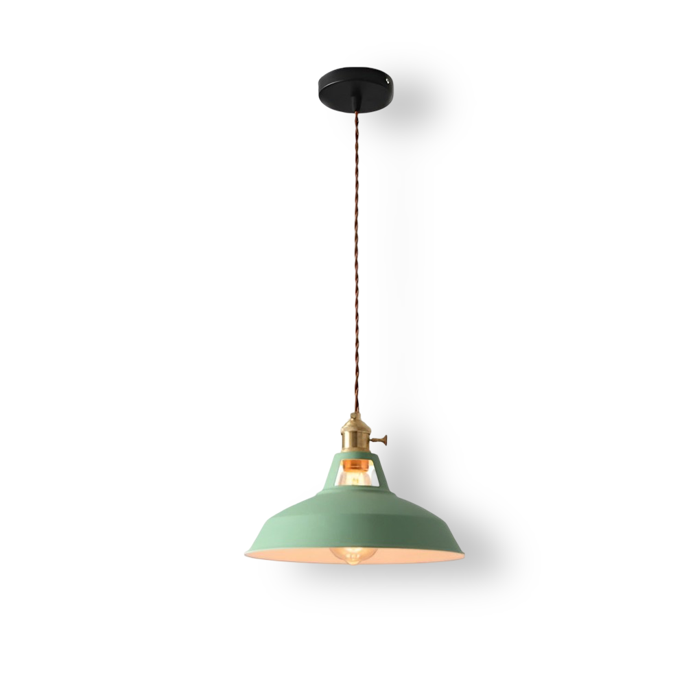 Kolorowa Lampa Wisząca w Stylu Industrialnym z Regulowanym Kablem – Oświetlenie do Salonu i Nad Stół 11