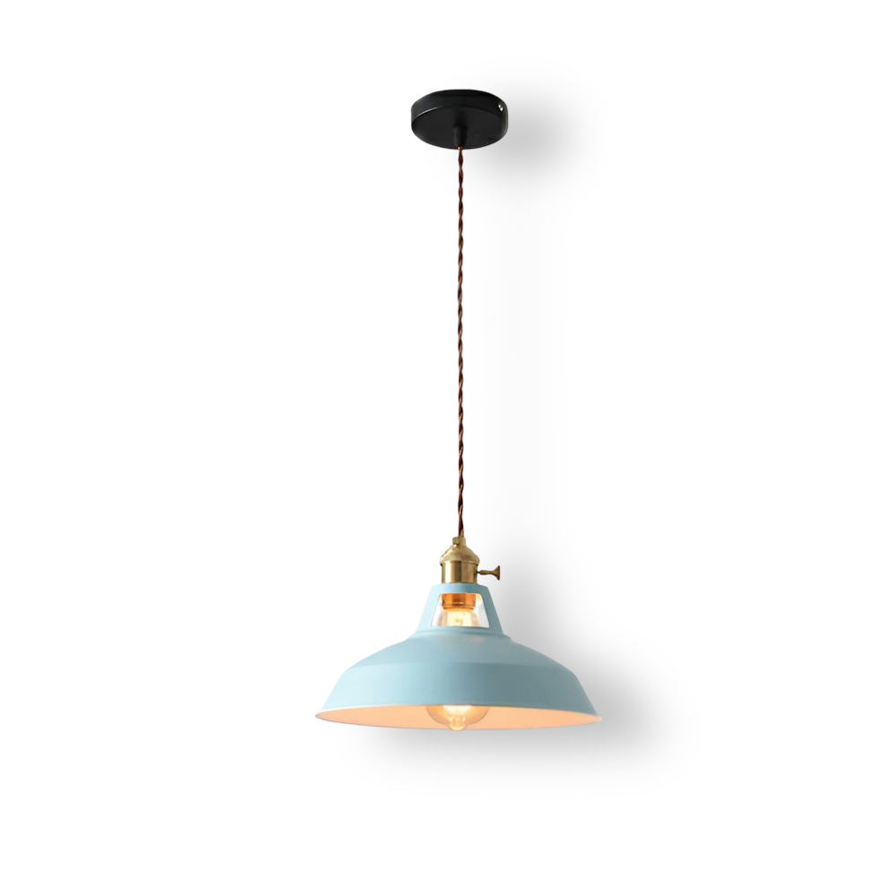 Kolorowa Lampa Wisząca w Stylu Industrialnym z Regulowanym Kablem – Oświetlenie do Salonu i Nad Stół 12
