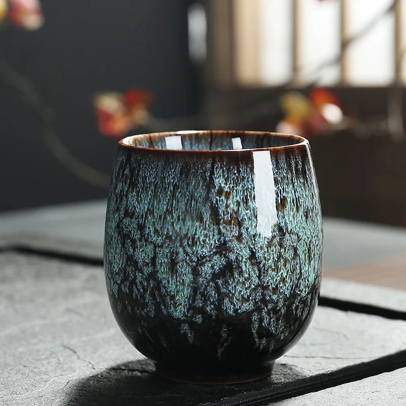 Kubki Ceramiczne Kōkei z Ręcznie Malowanymi Wzorami – 150 ml, Idealne do Herbaty 3