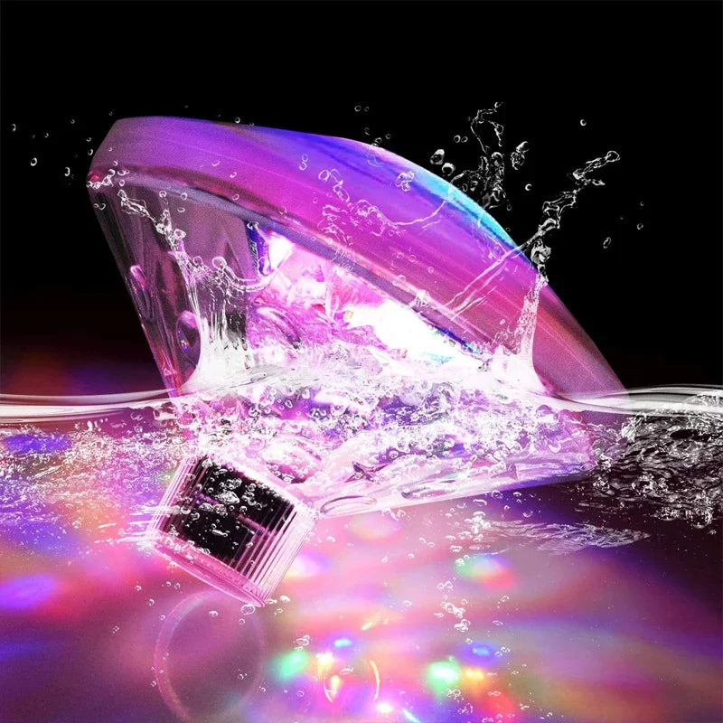 Lampa Dyskotekowa RGB do Pływania – Wodoodporne LED do Basenu i Wanny, Bezprzewodowa, Efekty Świetlne IP68 1