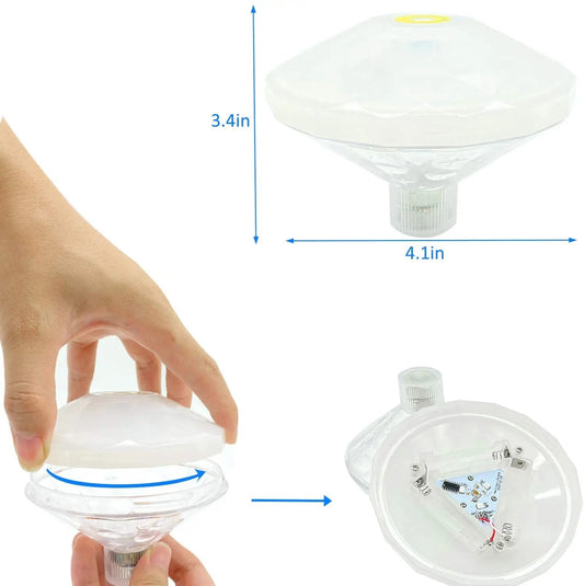 Lampa Dyskotekowa RGB do Pływania – Wodoodporne LED do Basenu i Wanny, Bezprzewodowa, Efekty Świetlne IP68 5