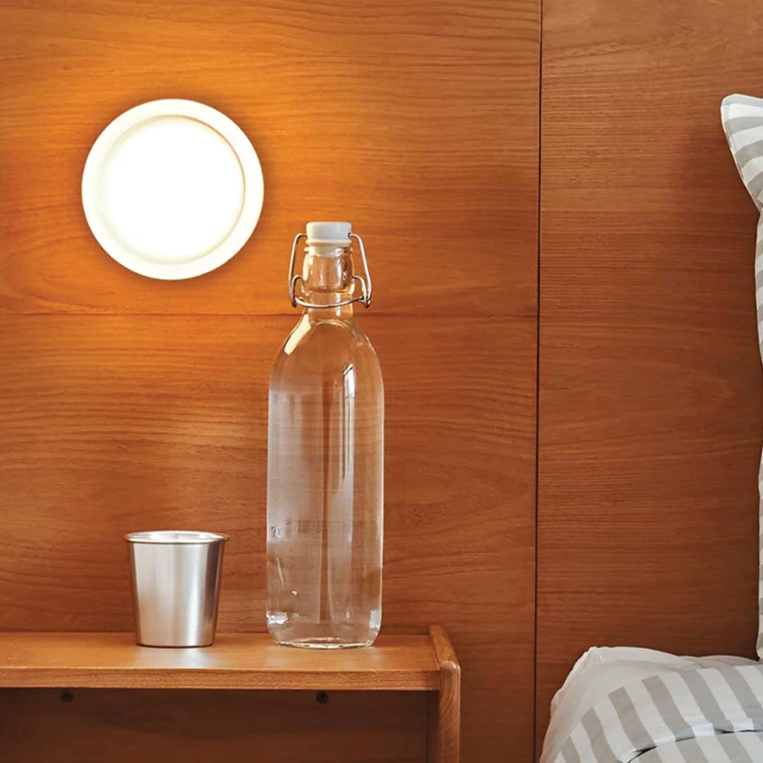 Lampa Ścienna Dimple LED z Akrylu i Aluminium – Nowoczesny Kinkiet Ścienny do Wnętrz, Miękkie Światło 4