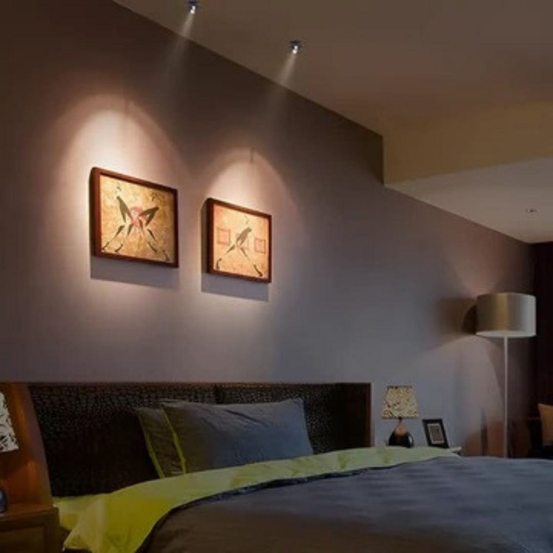 Lampa Ścienna LED Minimalistyczna z Regulacją, Bezprzewodowa Lampka Nocna Kinkiet Ścienny z Dimmowalnym Oświetleniem 5