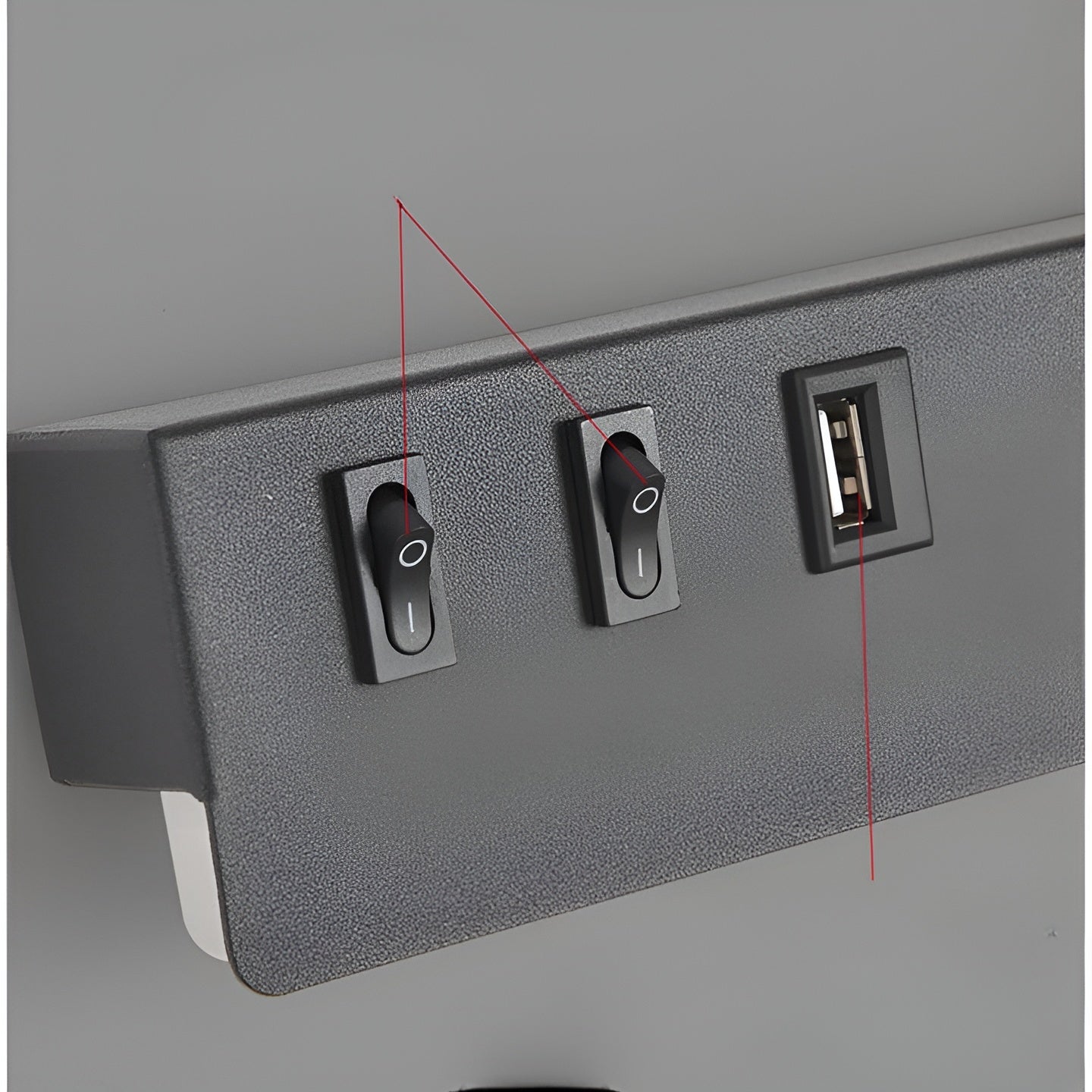 Lampa Ścienna LED Nordic Czarna z Przełącznikiem – Nowoczesny Kinkiet Ścienny do Czytania 8