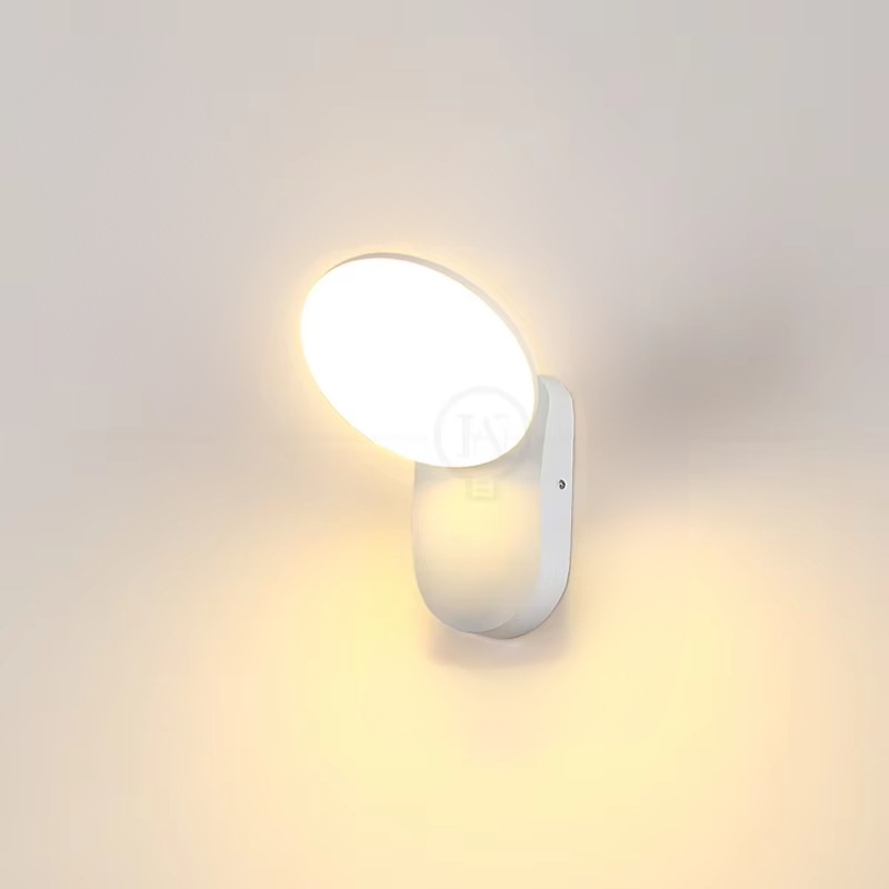 Lampa Ścienna LED z Czujnikiem Ruchu, Energooszczędna Lampa Zewnętrzna z Automatycznym Włączaniem, Nowoczesny Kinkiet Ścienny 12