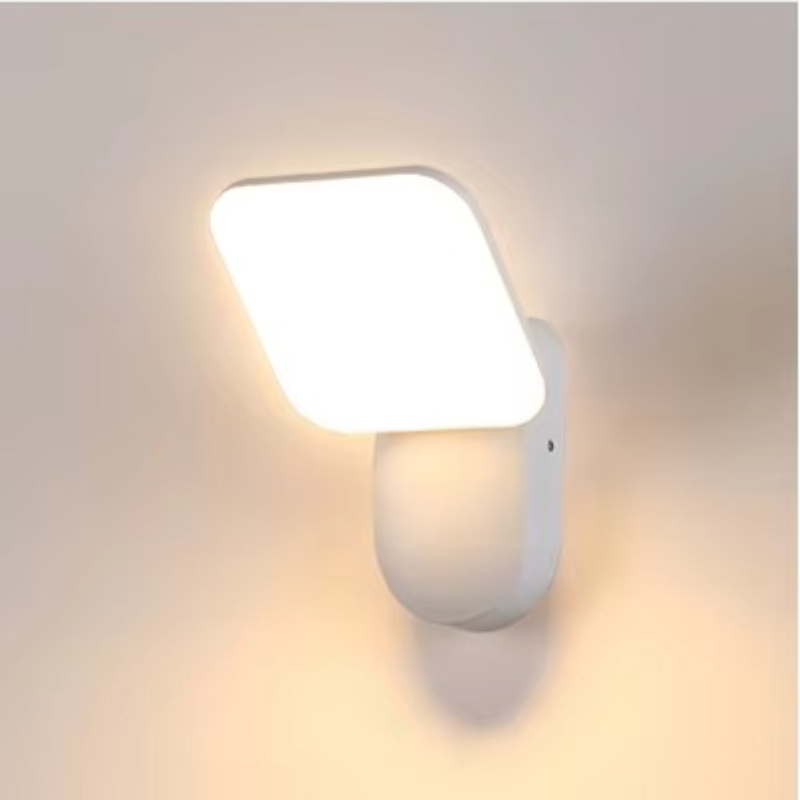 Lampa Ścienna LED z Czujnikiem Ruchu, Energooszczędna Lampa Zewnętrzna z Automatycznym Włączaniem, Nowoczesny Kinkiet Ścienny 13