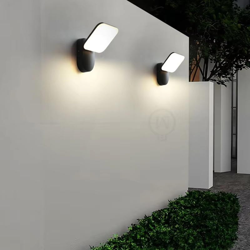 Lampa Ścienna LED z Czujnikiem Ruchu, Energooszczędna Lampa Zewnętrzna z Automatycznym Włączaniem, Nowoczesny Kinkiet Ścienny 4