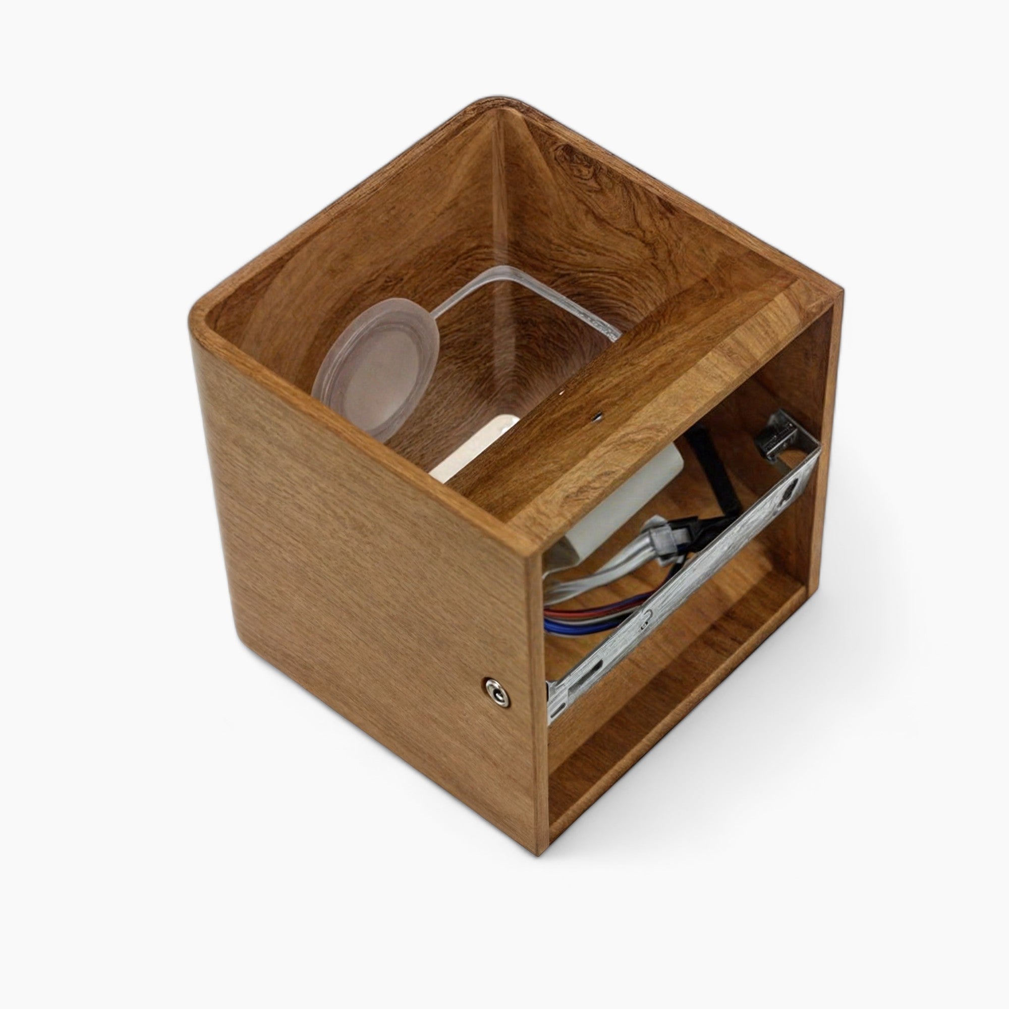 Lampa Ścienna NordLicht Arla z Drewnianym Wykończeniem – Nowoczesny Kinkiet LED do Sypialni i Salonu 6