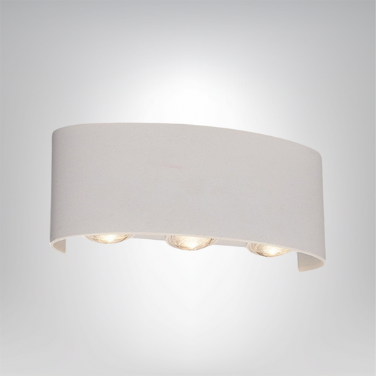 Lampa Ścienna Wodoodporna IP65 w Kolorze Czarnym i Białym – Nowoczesny Kinkiet Ścienny LED do Użytku Zewnętrznego 1