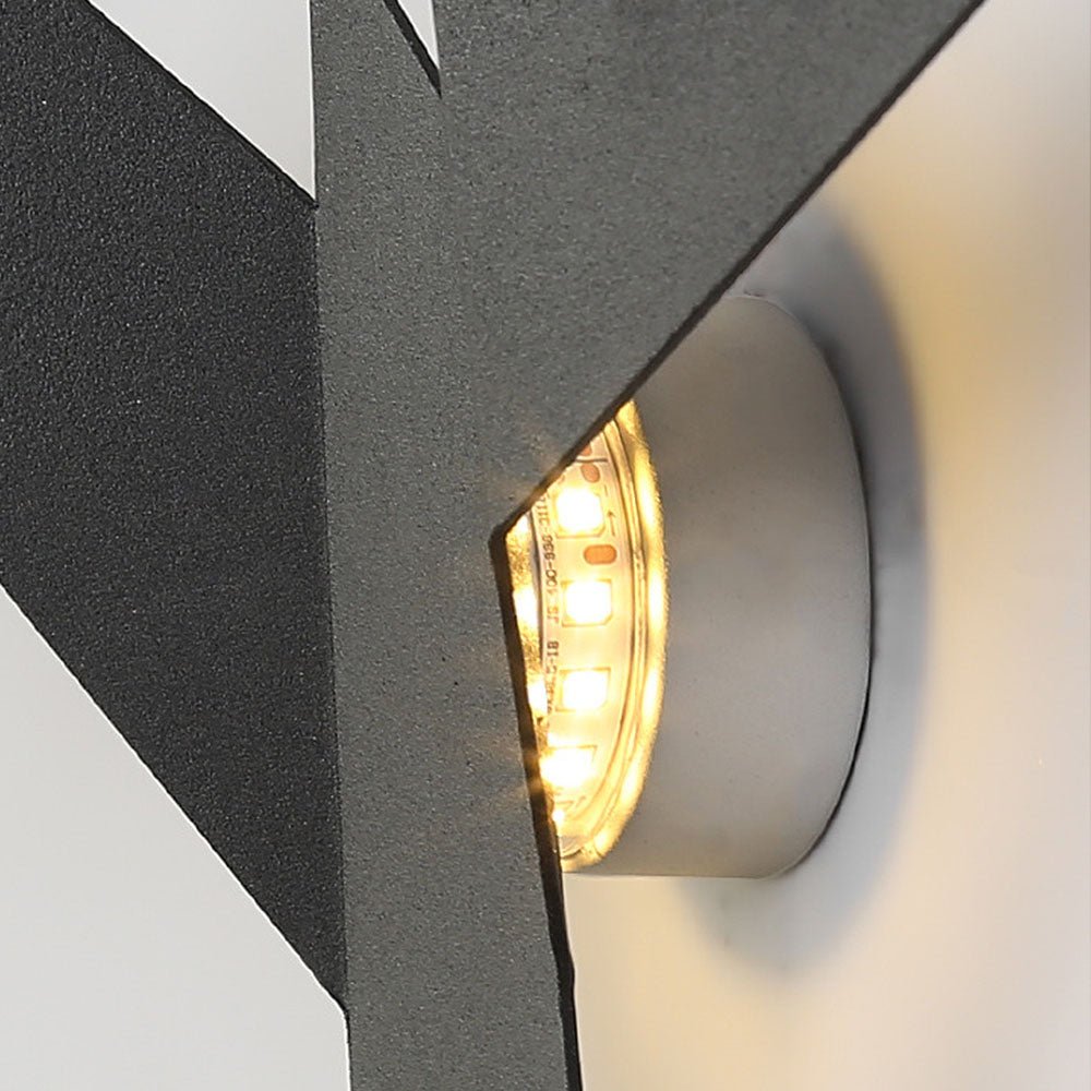 Lampa Ścienna w Kształcie Ptaka z Żelaza – Kreatywny Kinkiet Ścienny do Wnętrz, Kolory: Złoty, Biały, Czarny 6