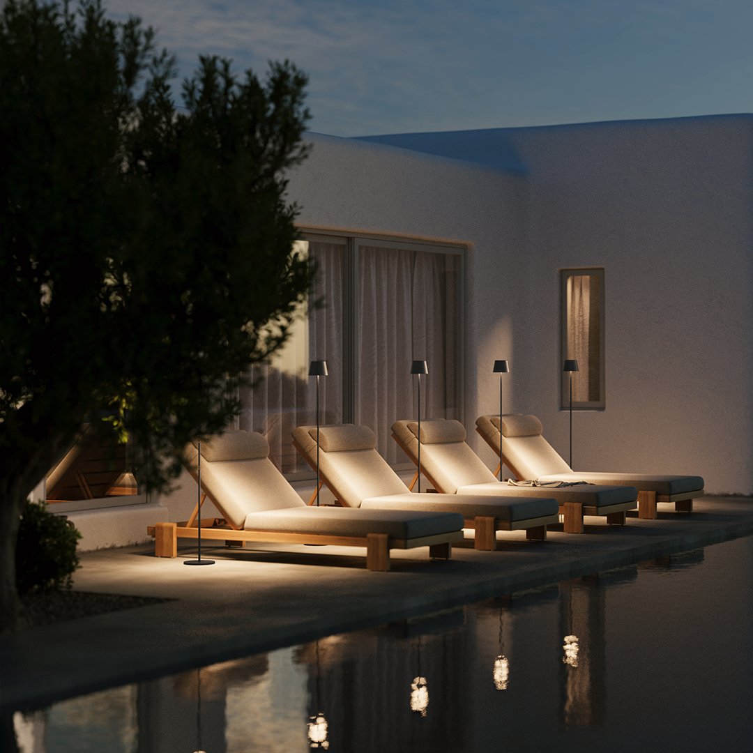 Lampa Stojąca LED Czarna – Regulowana Wysokość do Salonu i na Zewnątrz | Nowoczesne Oświetlenie Bezprzewodowe 6