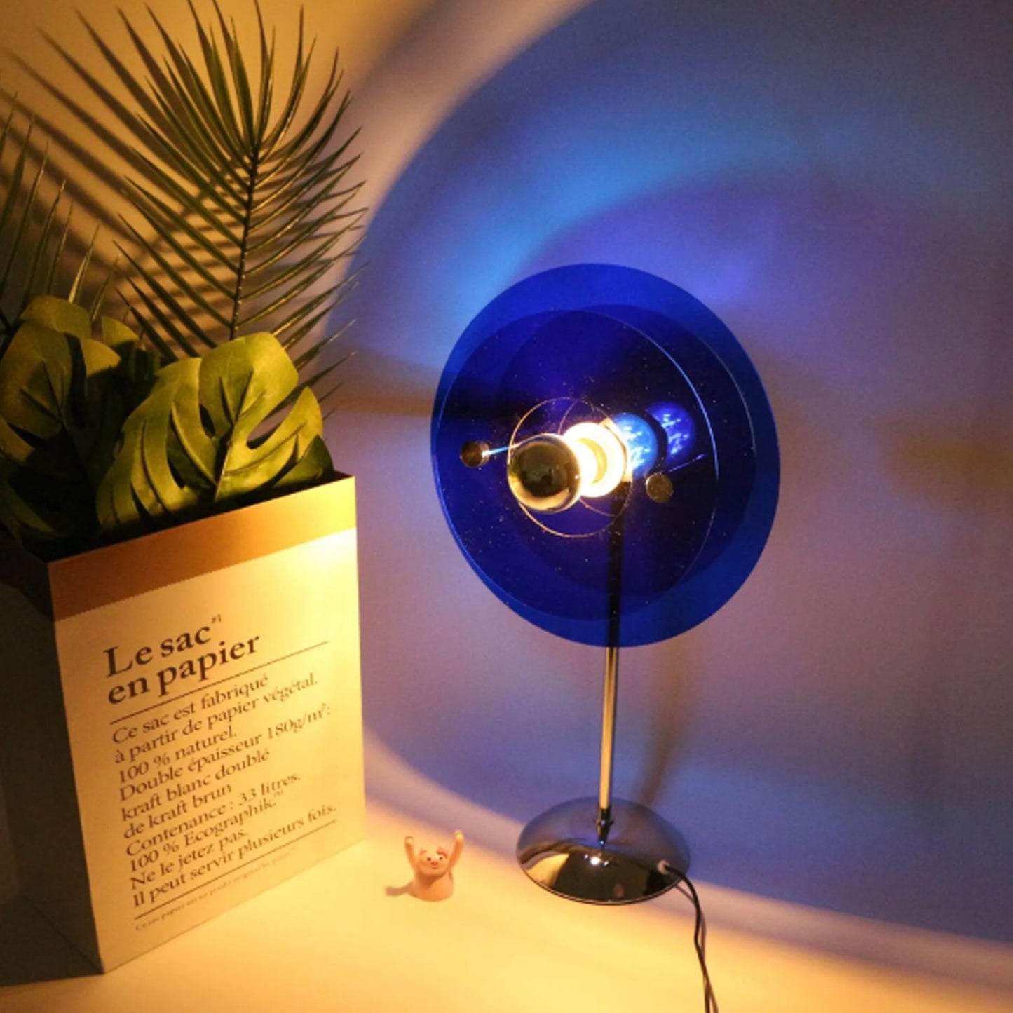 Lampa Stołowa Czarna z Akrylowym Kloszem i Regulacją Jasności – Nowoczesne Lampy Stołowe do Salonu 21x40 cm 3