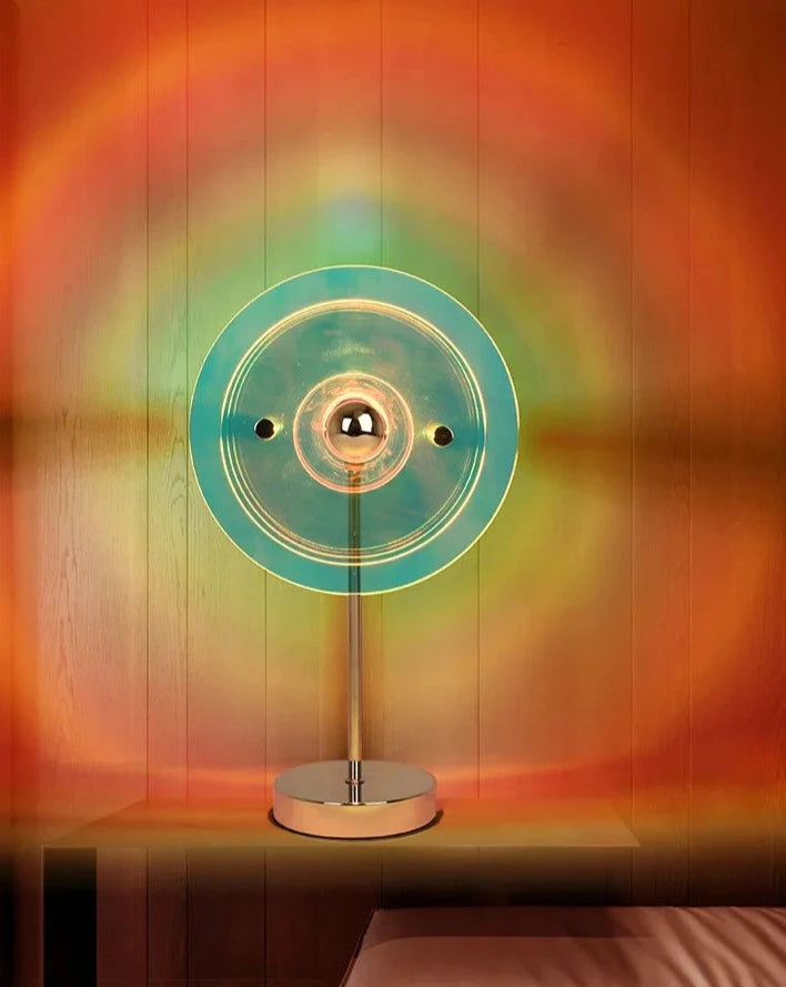 Lampa Stołowa Czarna z Akrylowym Kloszem i Regulacją Jasności – Nowoczesne Lampy Stołowe do Salonu 21x40 cm 8