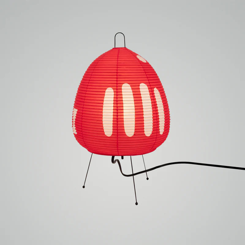 Lampa Stołowa Japońska z Papieru Ryżowego i Żelazną Podstawą – Retro Lampy Stołowe do Salonu i Sypialni 13