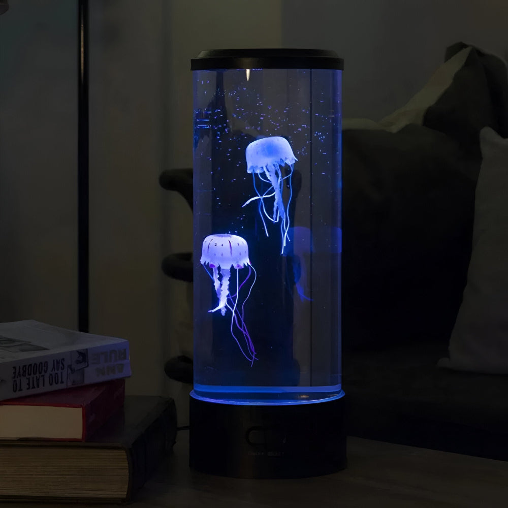 Lampa Stołowa LED z Meduzą – Kolorowe Nocne Światło do Wnętrz, Energooszczędna i Bezpieczna, Idealna do Sypialni i Pokoju Dziecięcego 2
