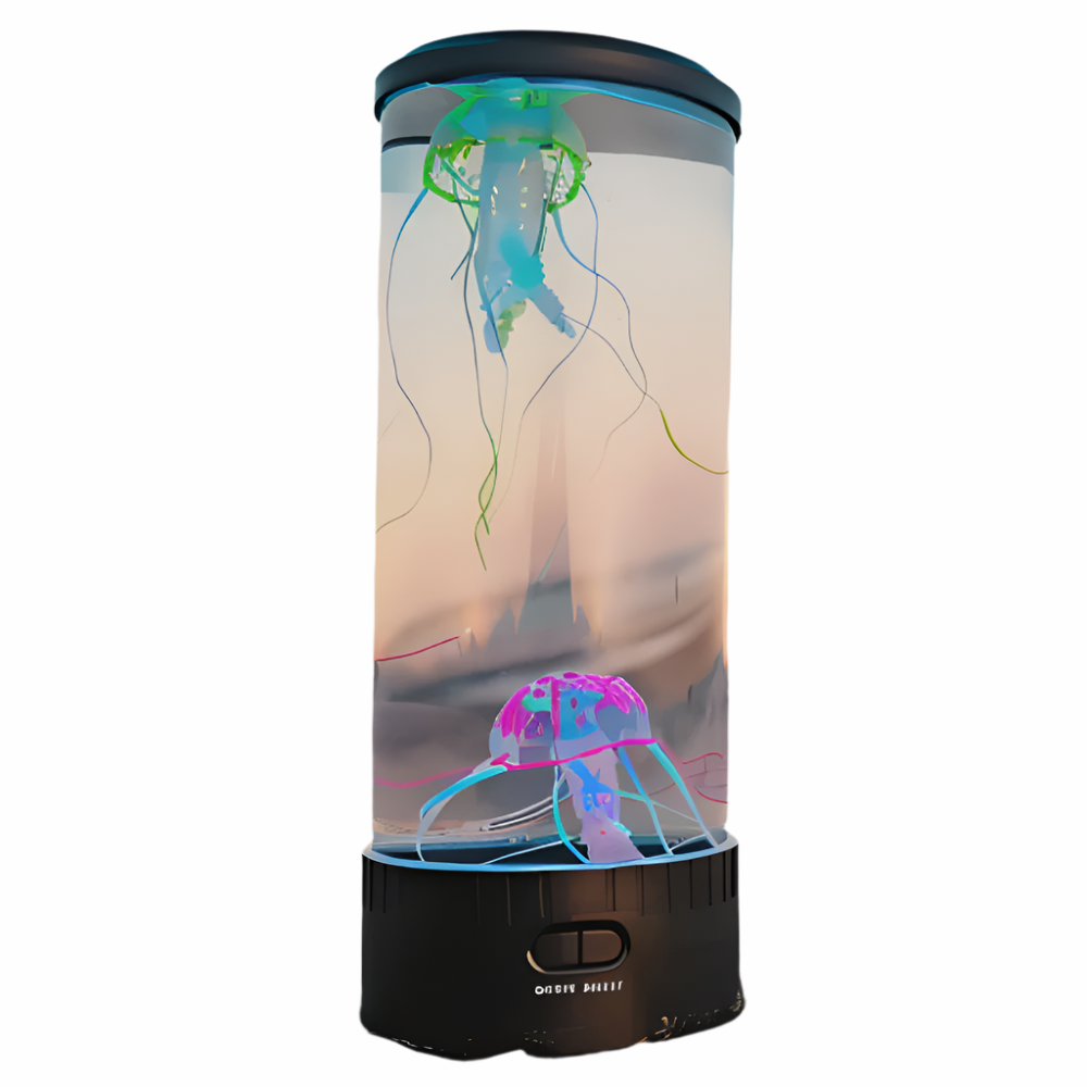 Lampa Stołowa LED z Meduzą – Kolorowe Nocne Światło do Wnętrz, Energooszczędna i Bezpieczna, Idealna do Sypialni i Pokoju Dziecięcego 6