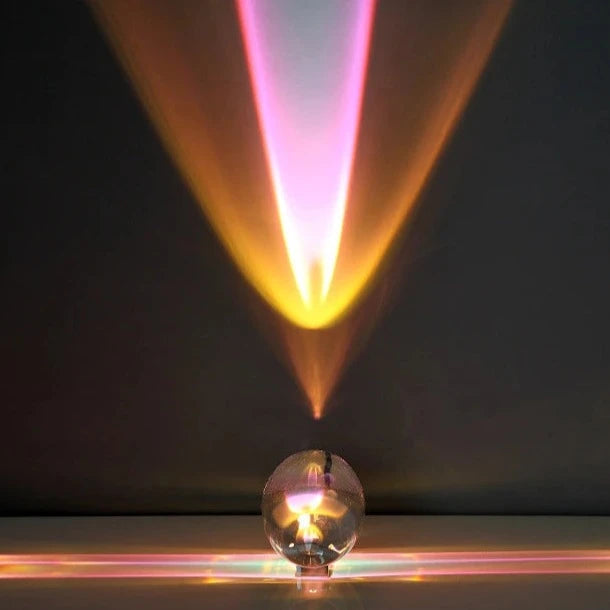 Lampa Stołowa Szklana Crystal Sunset Sky, Unikalny Design, Wysokiej Jakości Materiały, Idealna do Salonów i Biur 5